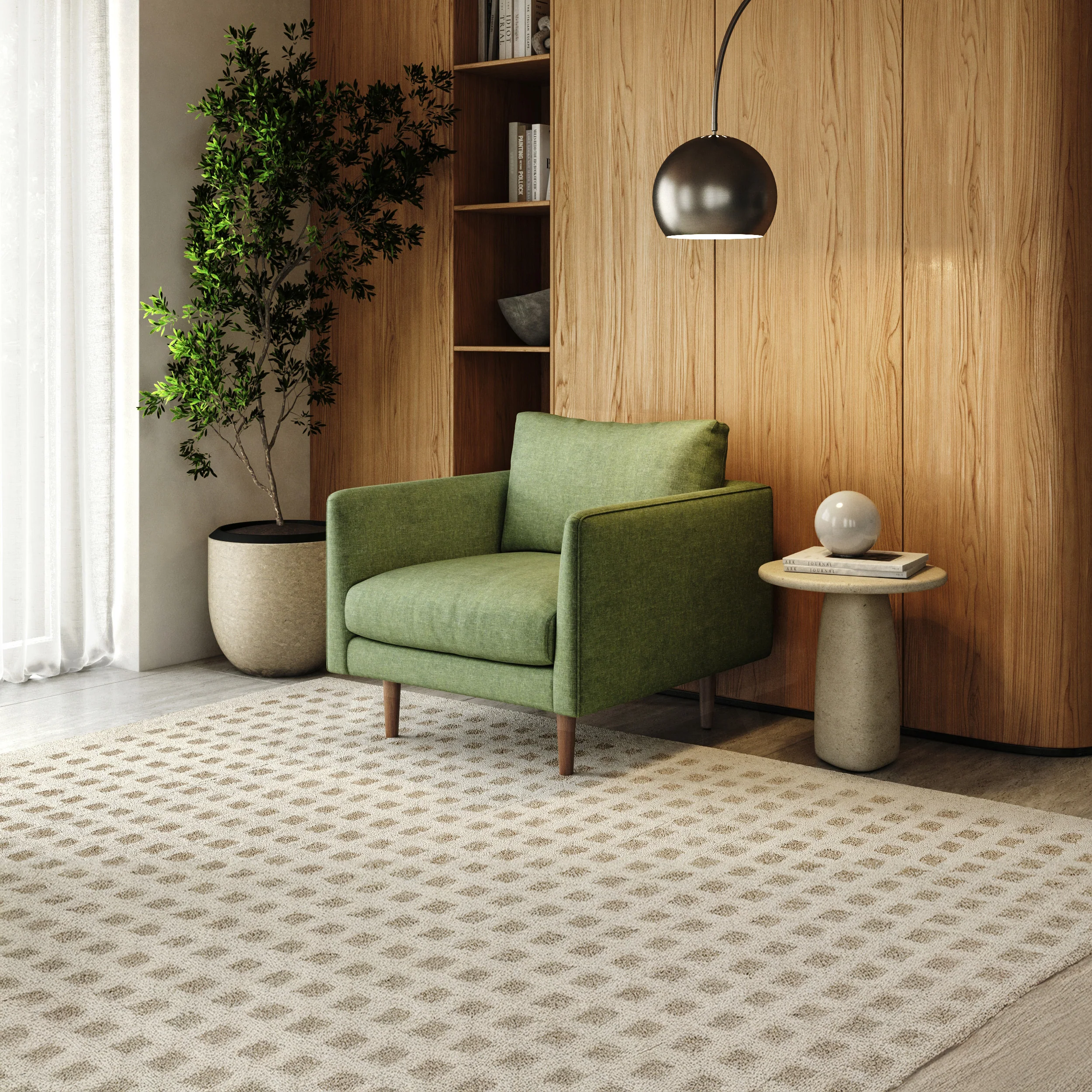 Anne Sofa | 1 Seater | Down-feather Back Cushion | Removable Fabric - Image 11
