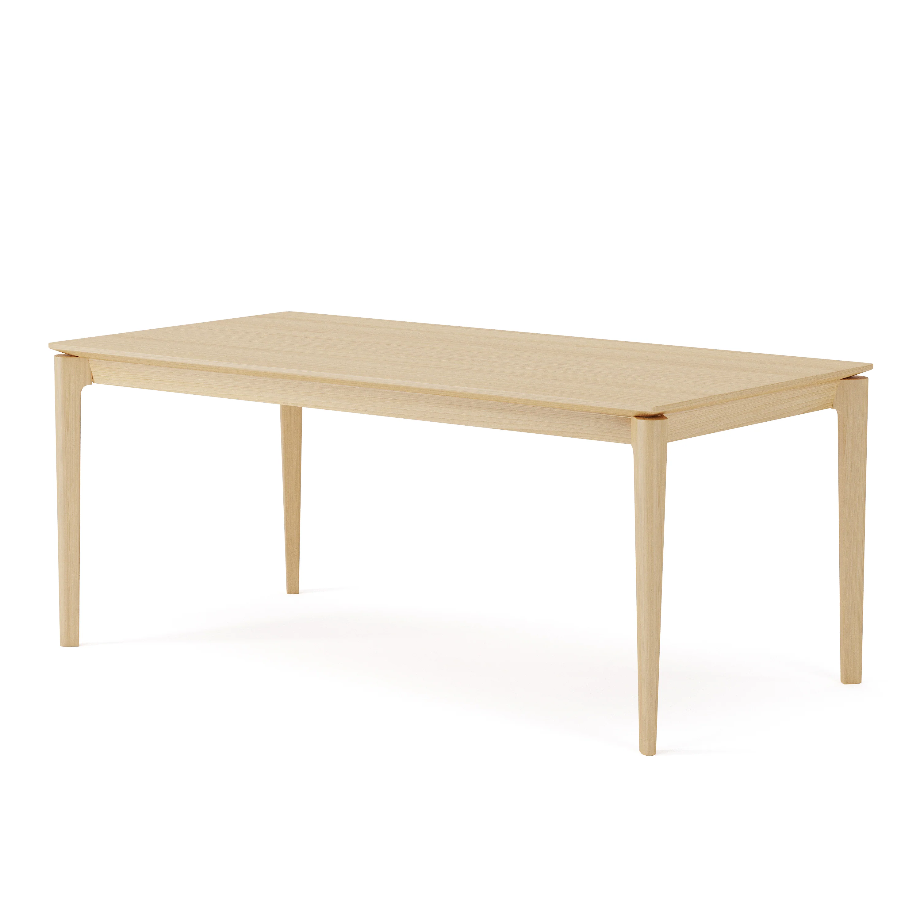 Elan Dining Table (6 feet) - Solid Teak/Walnut/Oak Wood - Image 15
