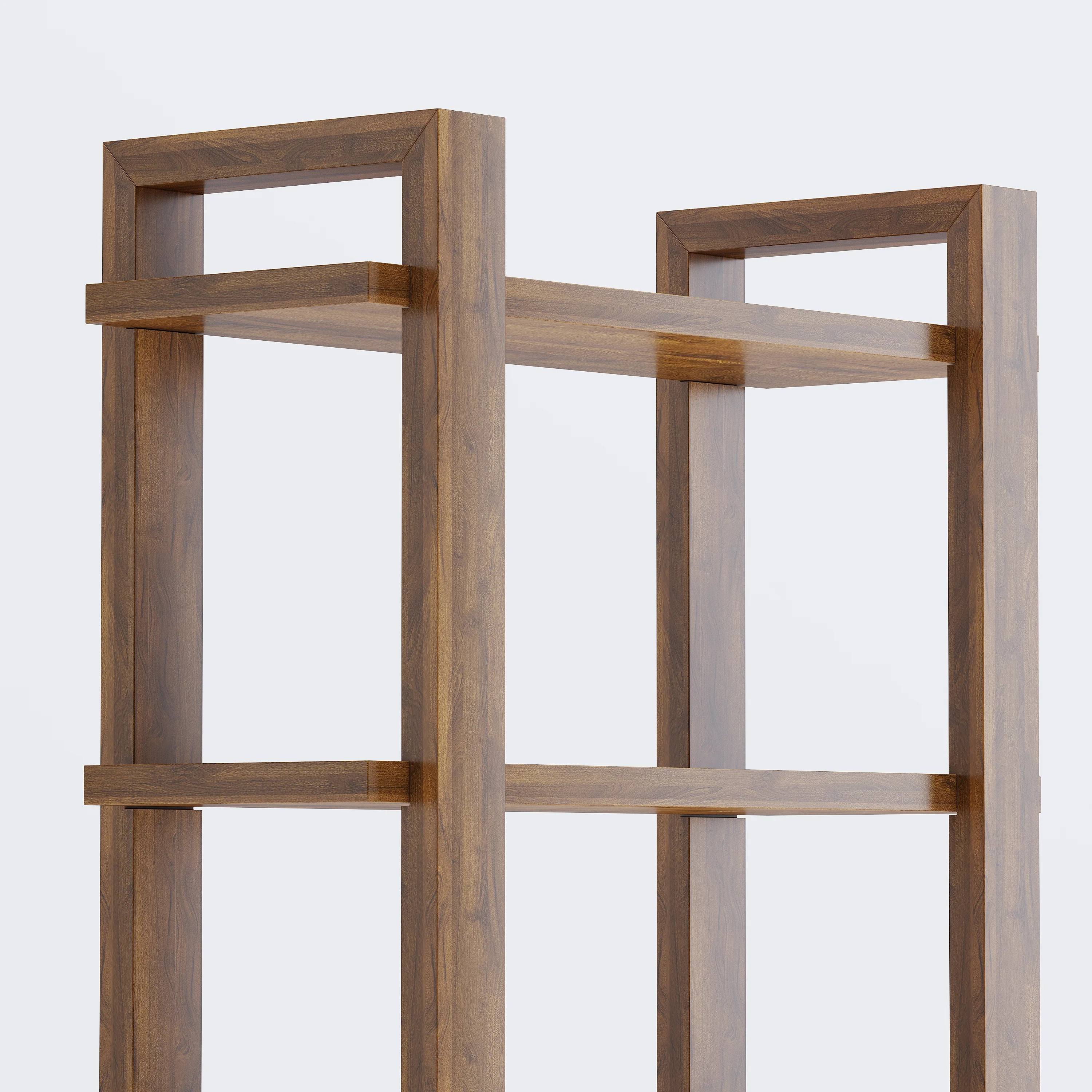 Harmony Shelf/Bookcase - 49" - Solid Teak Wood - Image 6