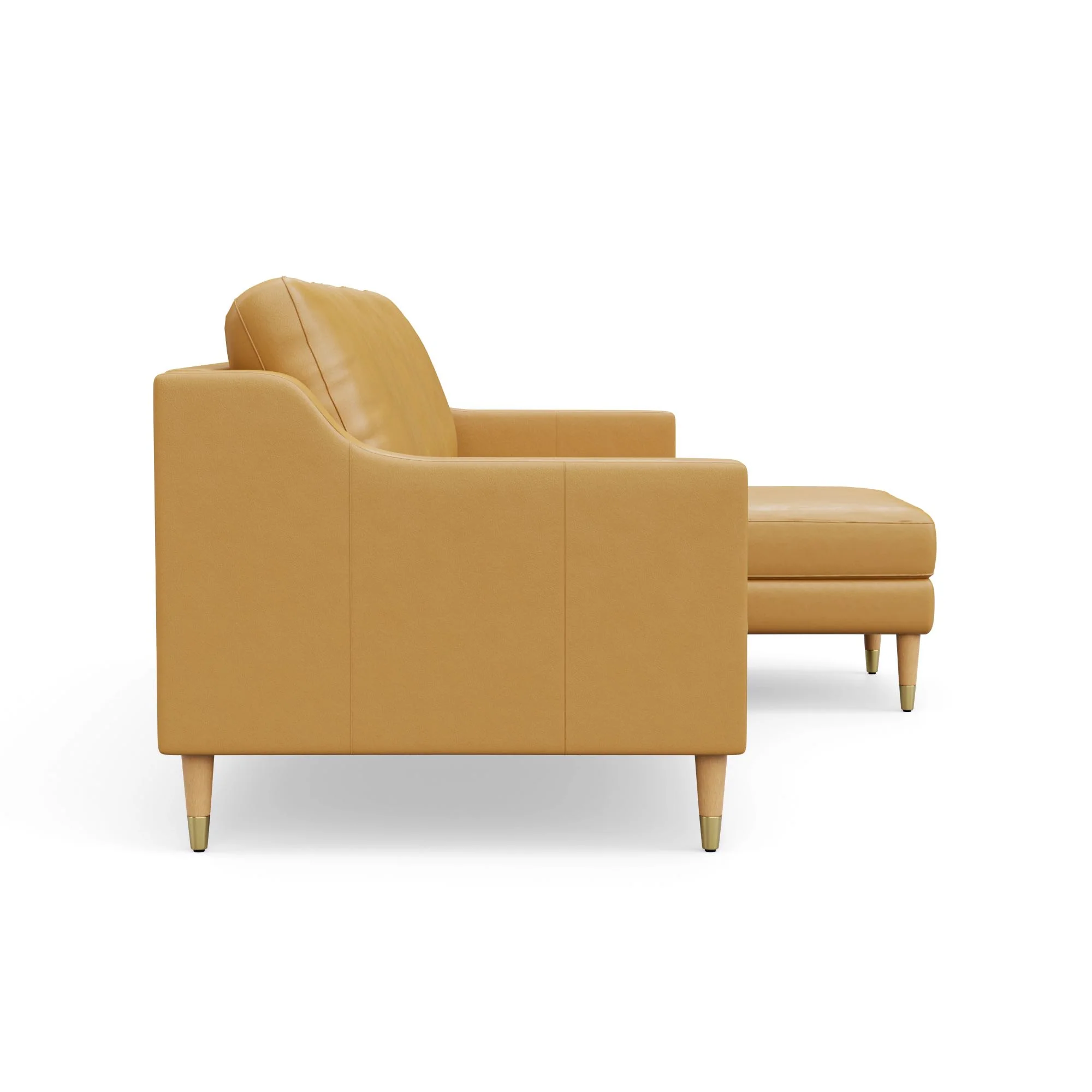 Lore Sofa | L-Shaped Sectional with Chaise | Italian Leather Sofa (7 feet) - Image 10