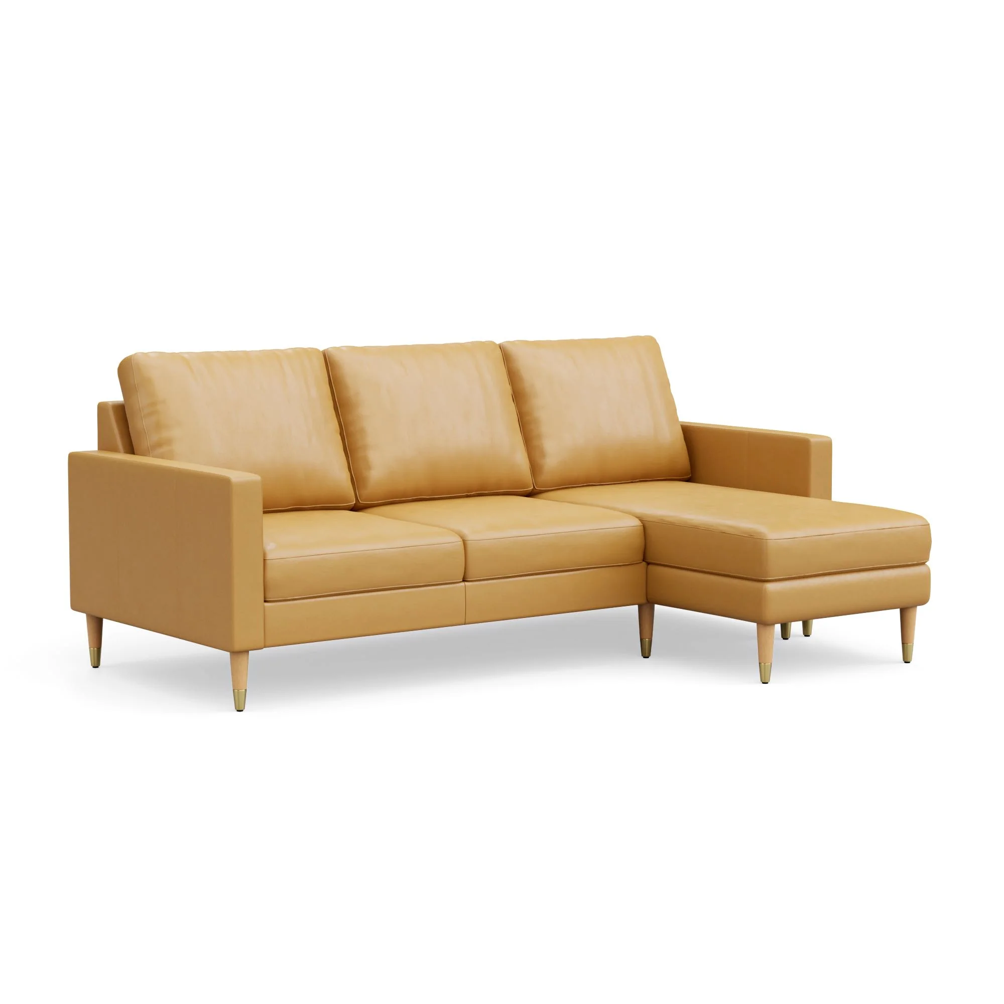 Lore Sofa | L-Shaped Sectional with Chaise | Italian Leather Sofa (7 feet) - Image 16