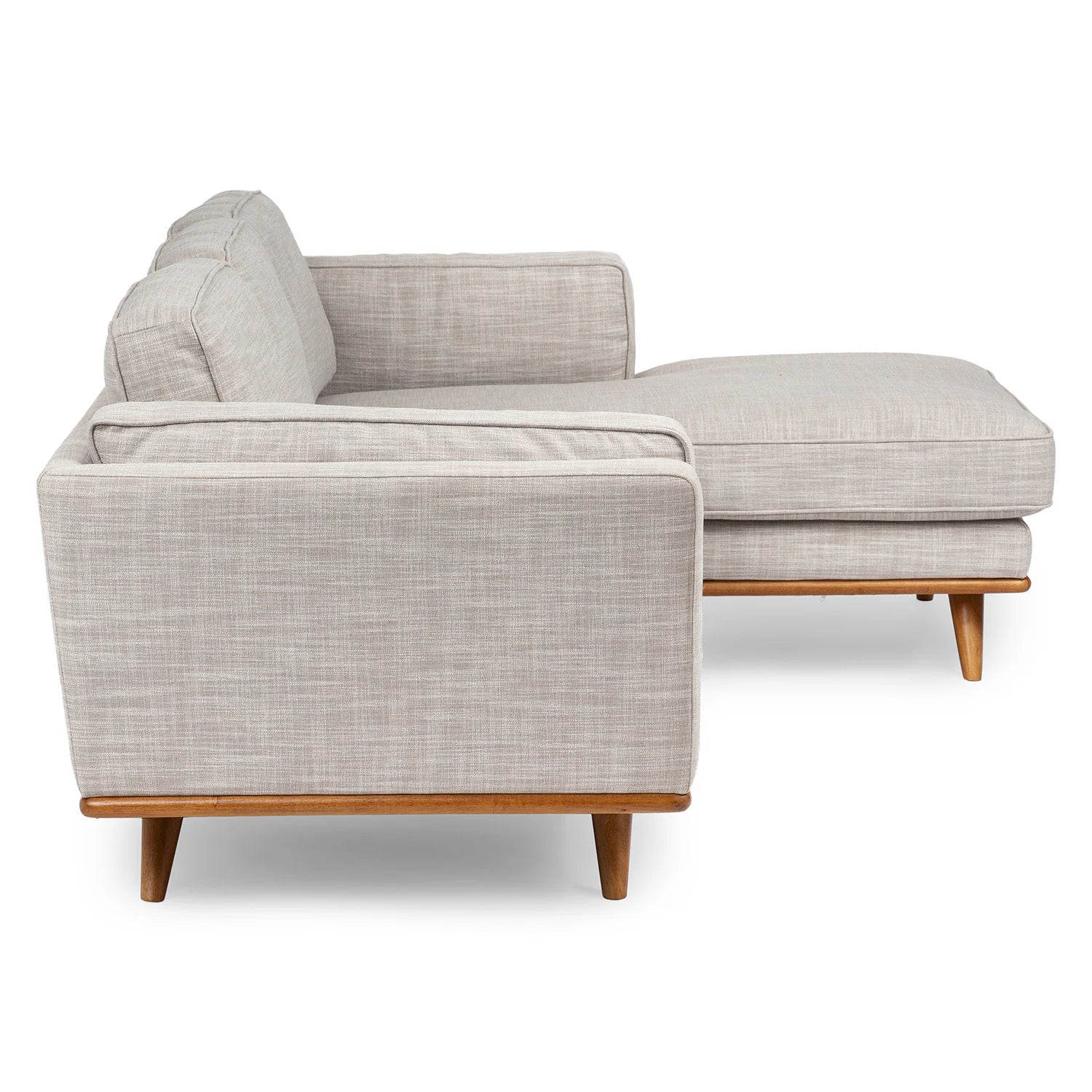 Lumo Sofa | L Shaped Left Sectional | Polyfill Cushions (7.5 feet) - Image 4
