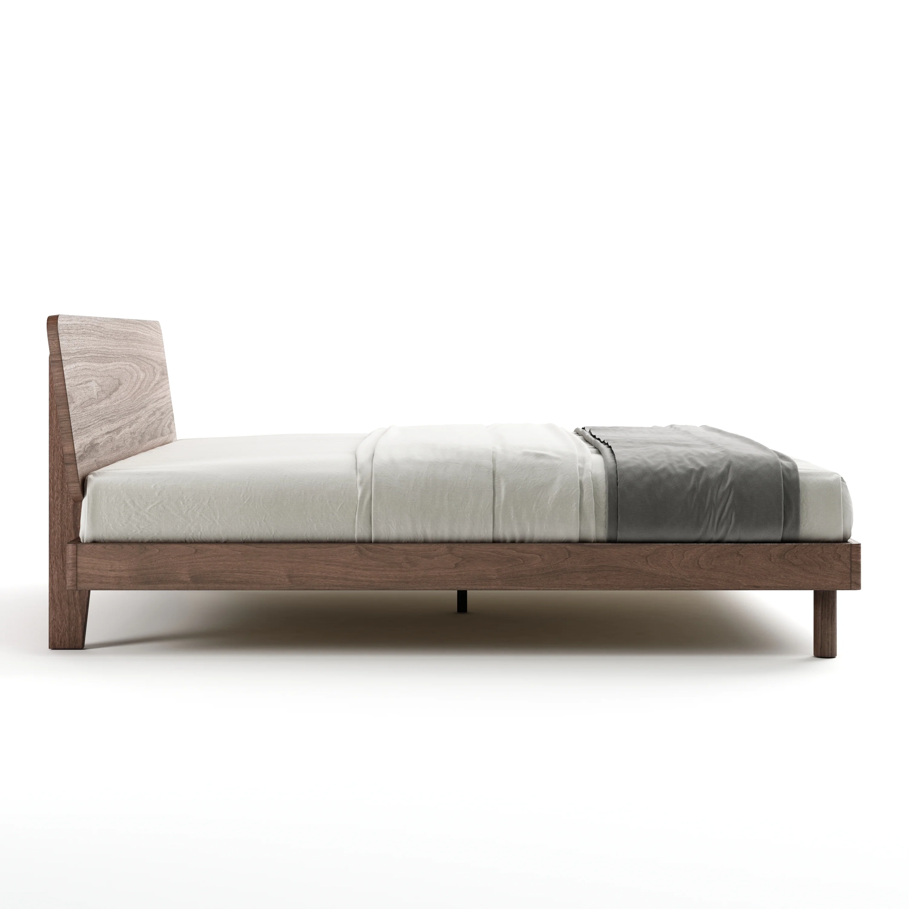 Mowa Bed - Solid Teak/Walnut/Oak Wood (Queen) - Image 21