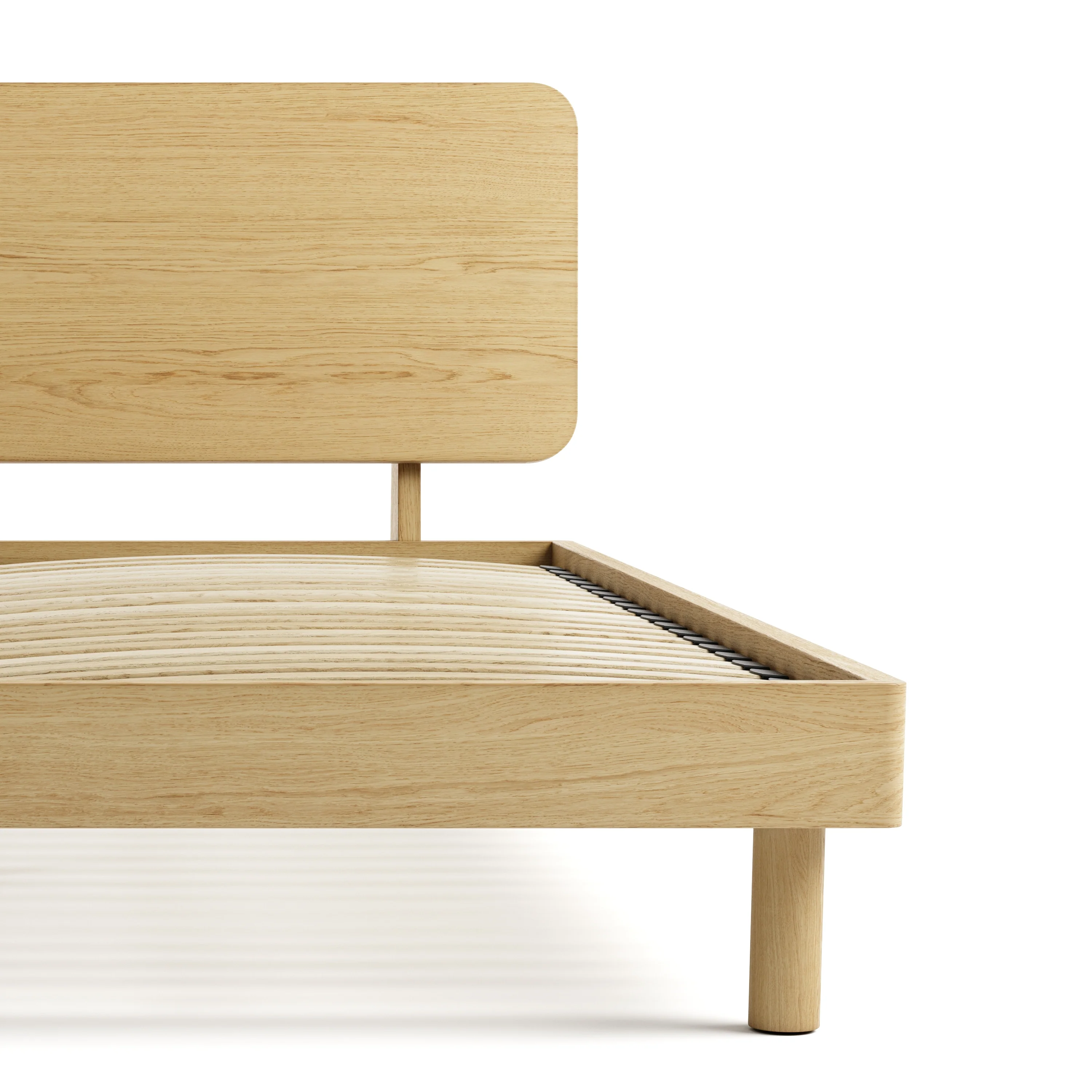 Mowa Bed - Solid Teak/Walnut/Oak Wood (Queen) - Image 42
