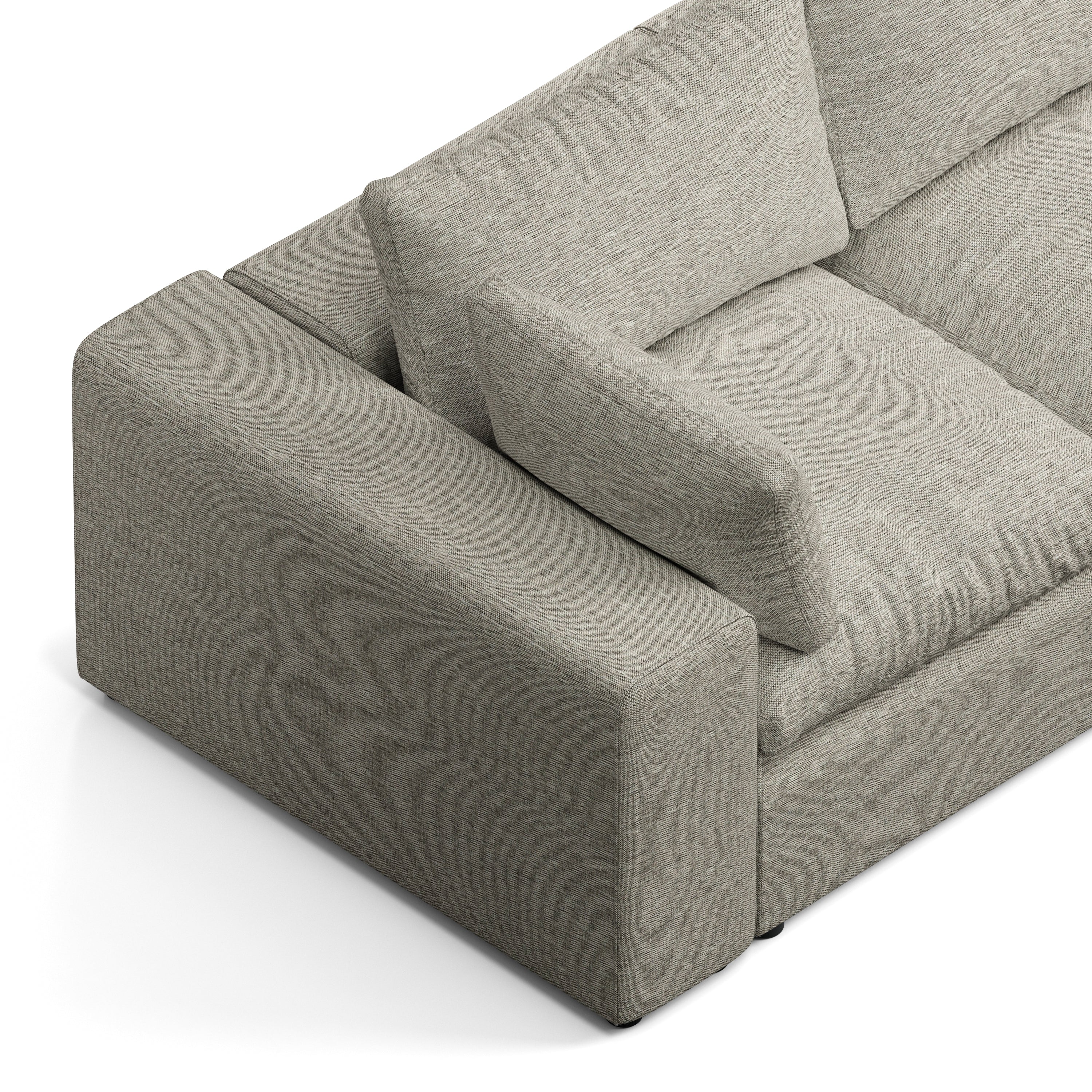 Node 2.0 Sofa | 3 Seater Sofa (9 feet) with Ottoman - Image 6