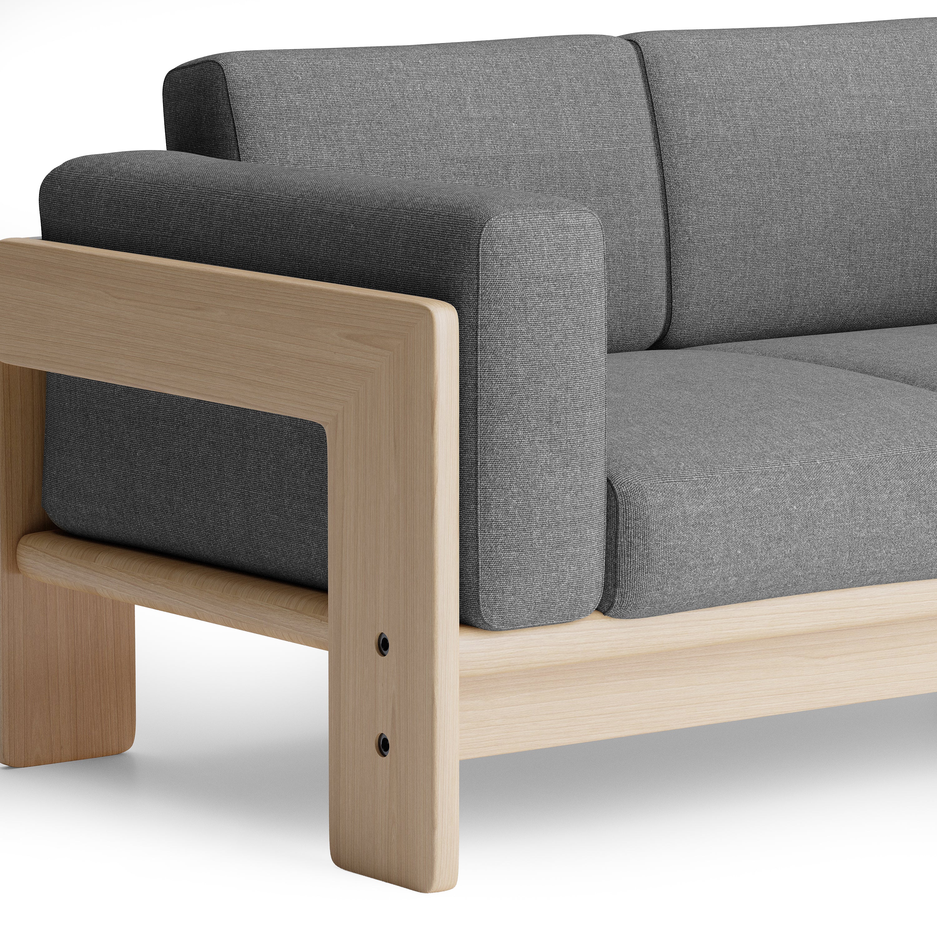 Nordhaven Sofa | 2 Seater | Solid Teak/Walut/Oak Wood - Image 19