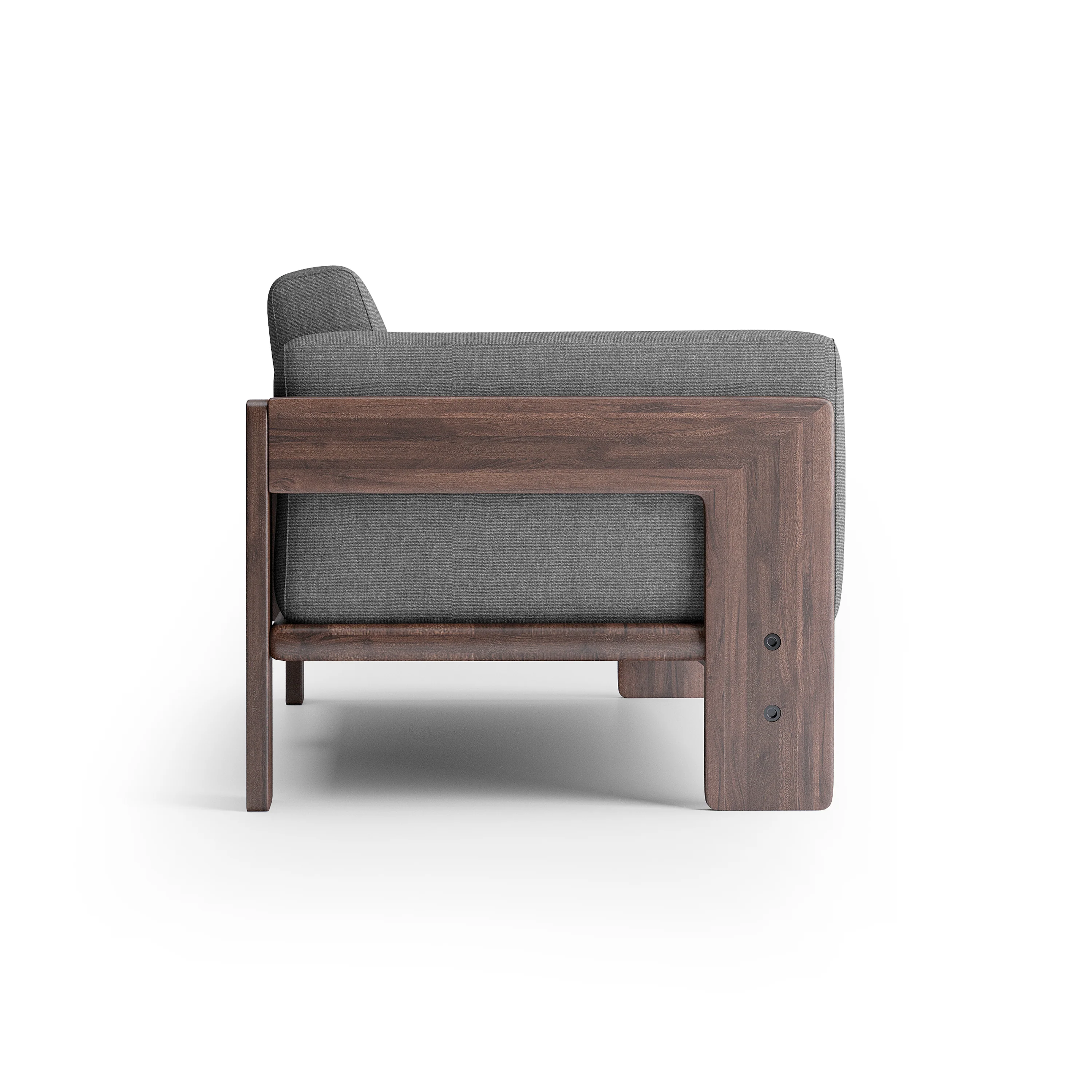 Nordhaven Sofa | 2 Seater | Solid Teak/Walut/Oak Wood - Image 4