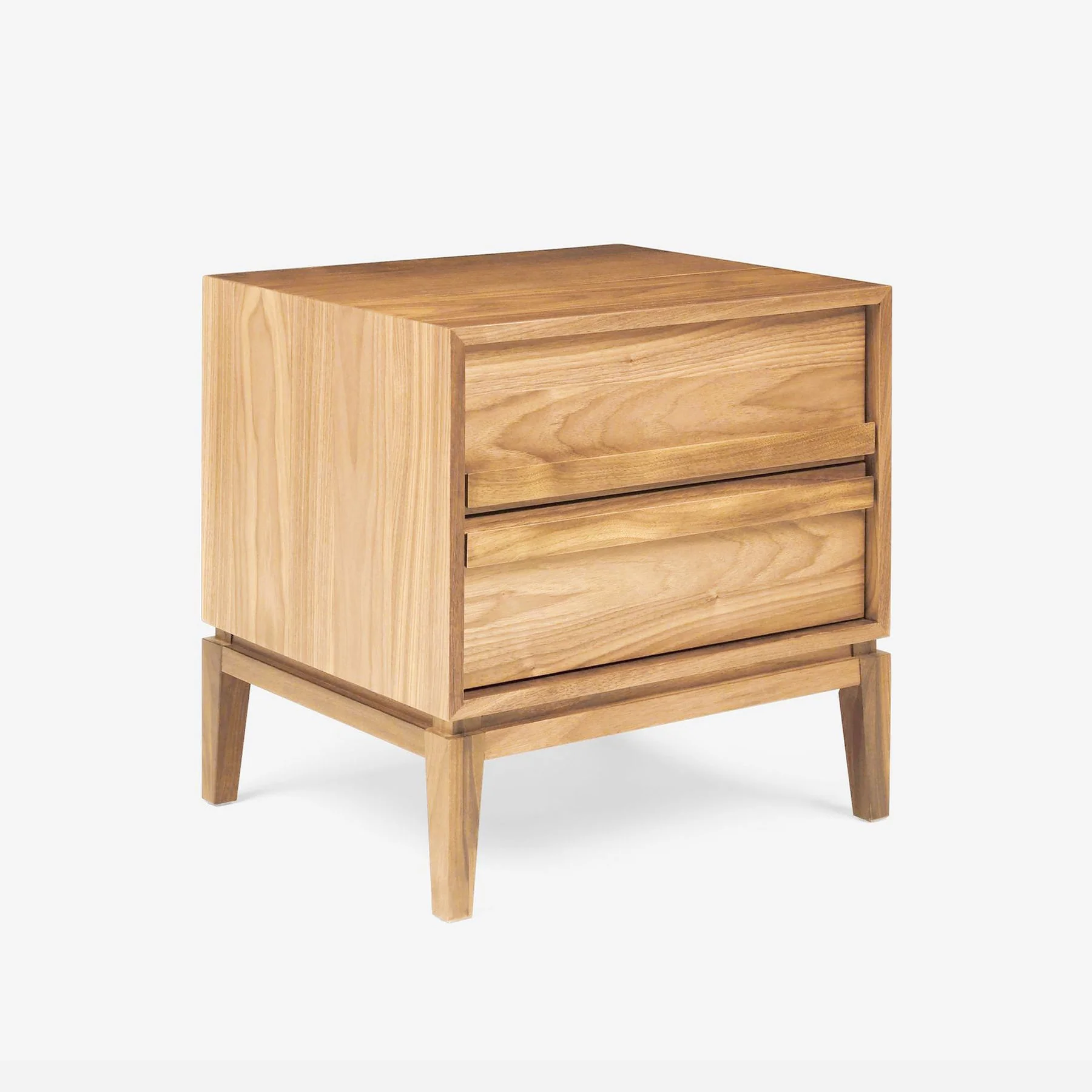 Nordwyn Bedside Table - Solid Walnut/Teak/Oak Wood - Image 11