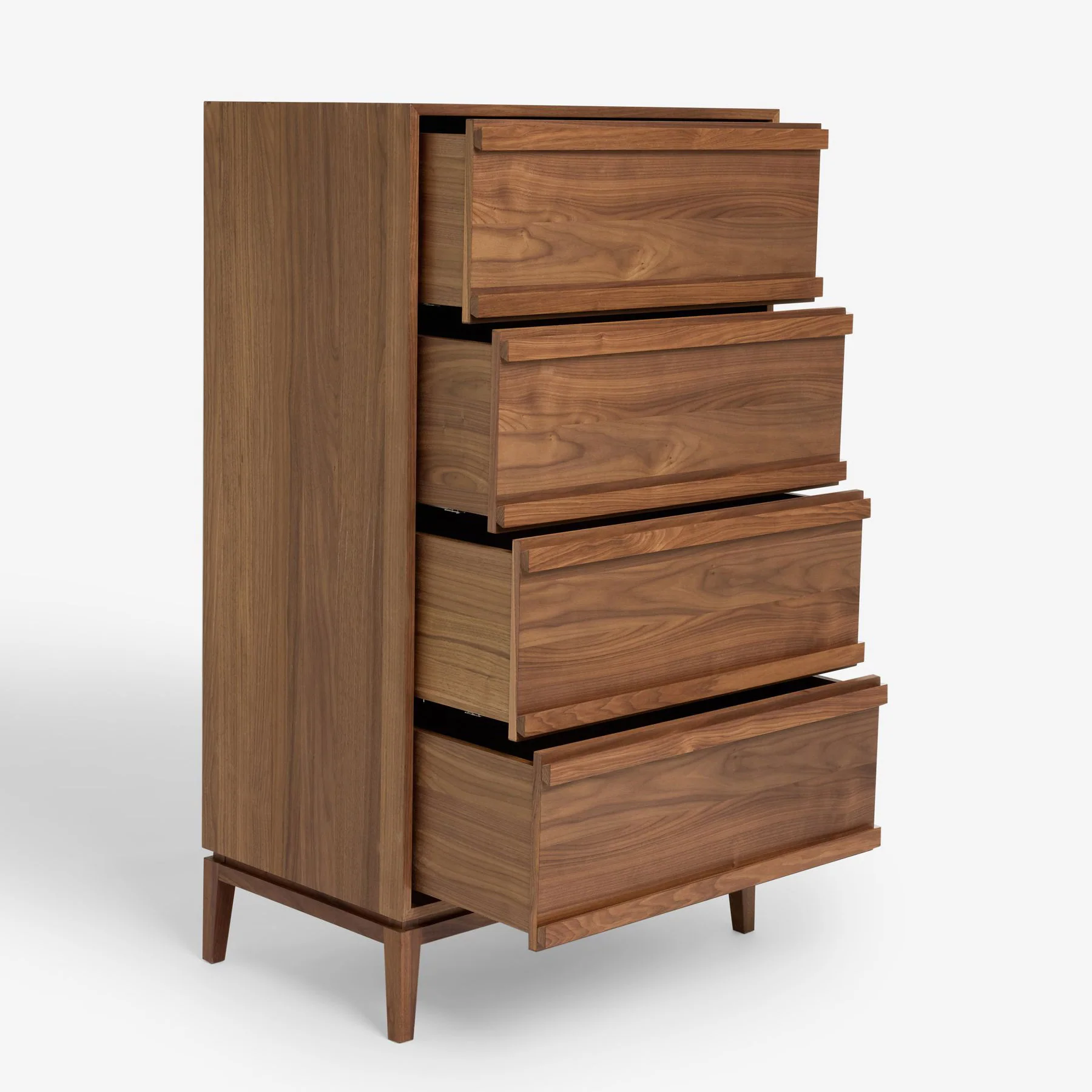 Nordwyn Chest of Drawers - Solid Walnut/Teak/Oak Wood (Tall) - Image 6