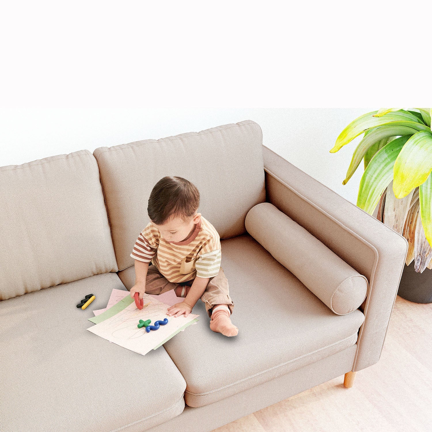 Palo Sofa | 2 Seater (5 feet) | Removable Fabrics - Image 16