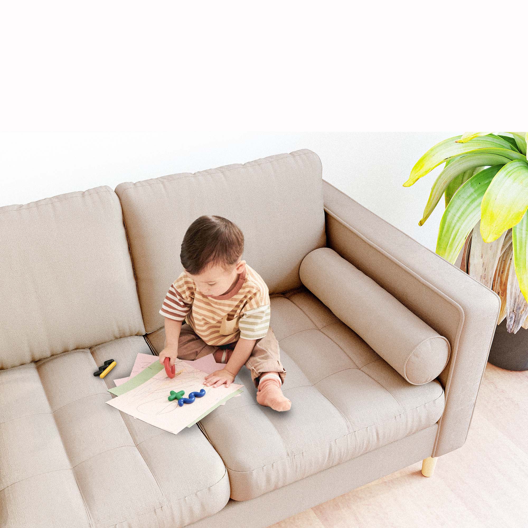 Palo Sofa | 2 Seater (5 feet) | Tufted - Image 19