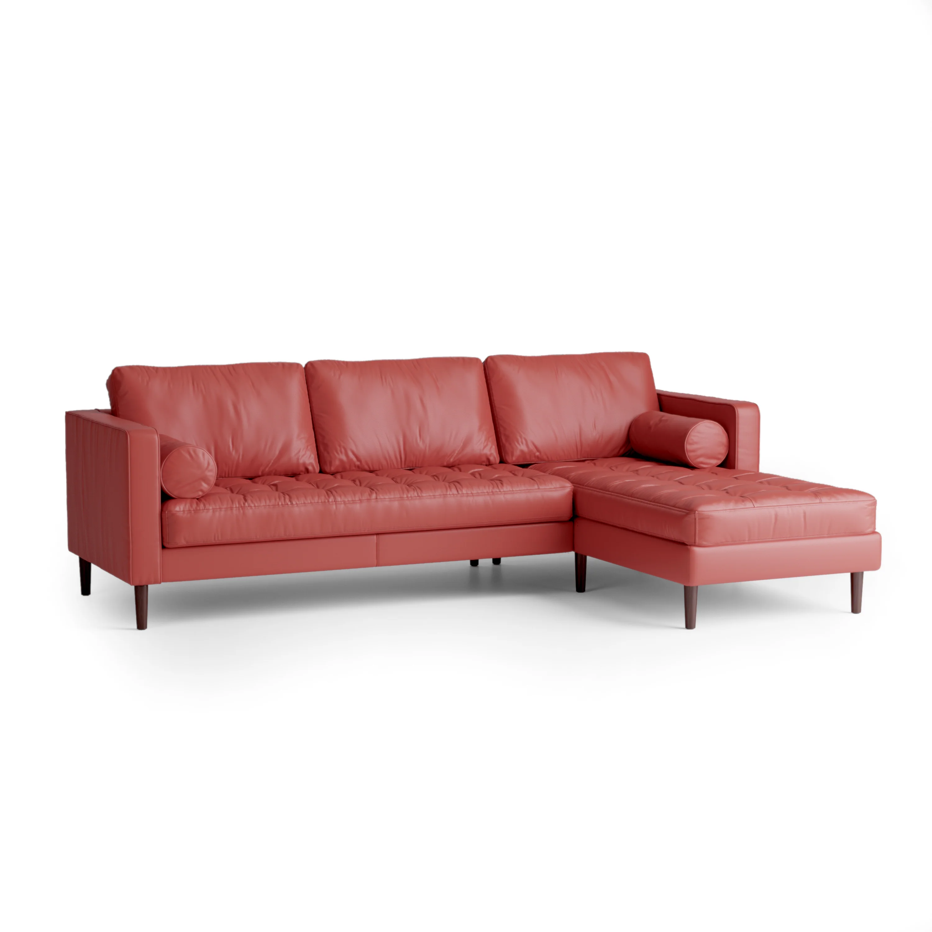 Palo Sofa | L-Shaped Right Sectional with Chaise (8.25 feet) | Italian Leather Sofa - Image 13