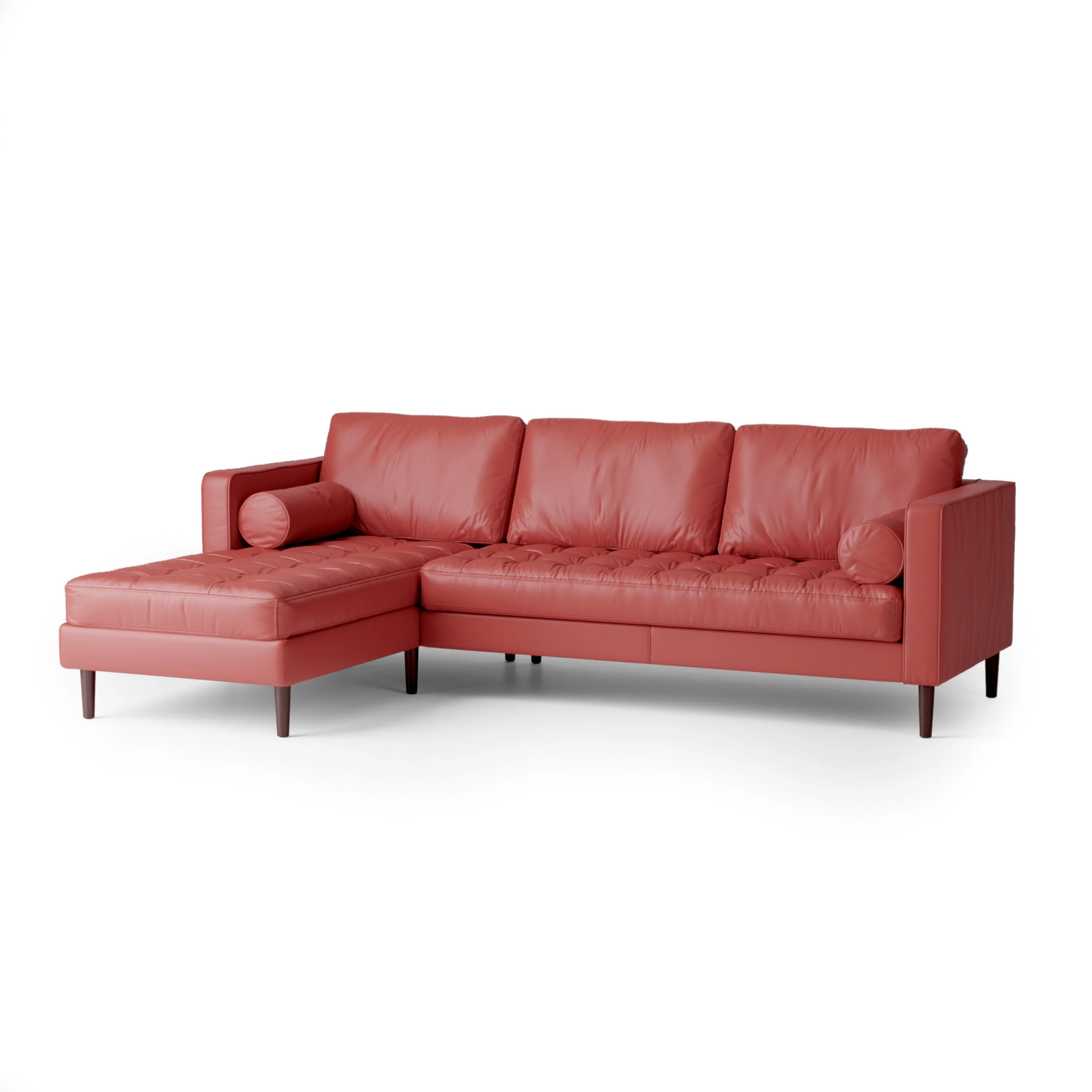 Palo Sofa | L-Shaped Right Sectional with Chaise (8.25 feet) | Italian Leather Sofa - Image 14