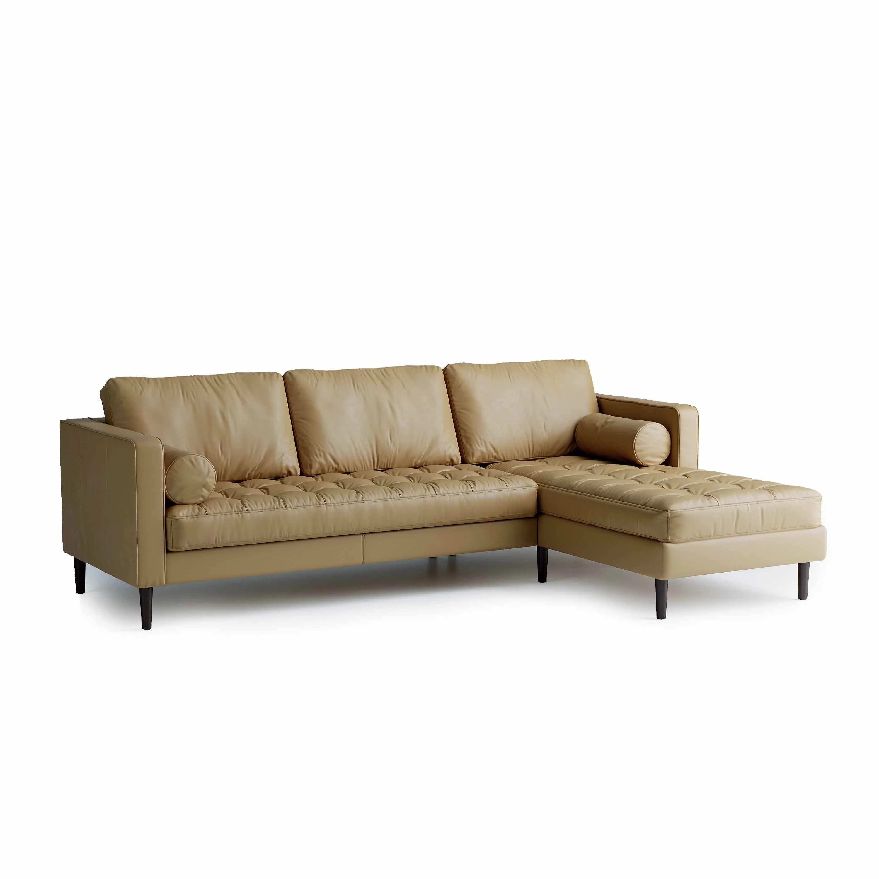 Palo Sofa | L-Shaped Right Sectional with Chaise (8.25 feet) | Italian Leather Sofa - Image 16