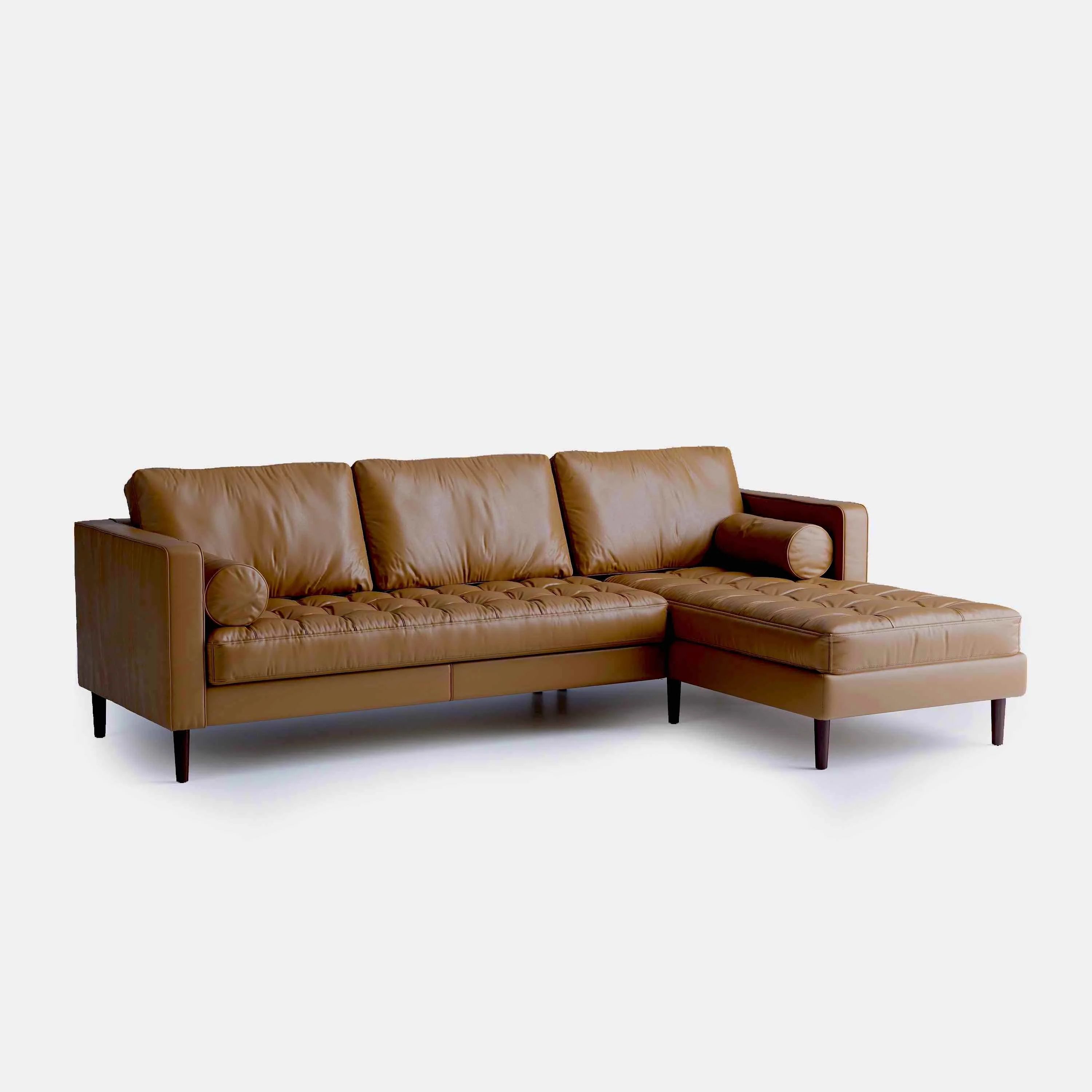 Palo Sofa | L-Shaped Right Sectional with Chaise (8.25 feet) | Italian Leather Sofa - Image 19
