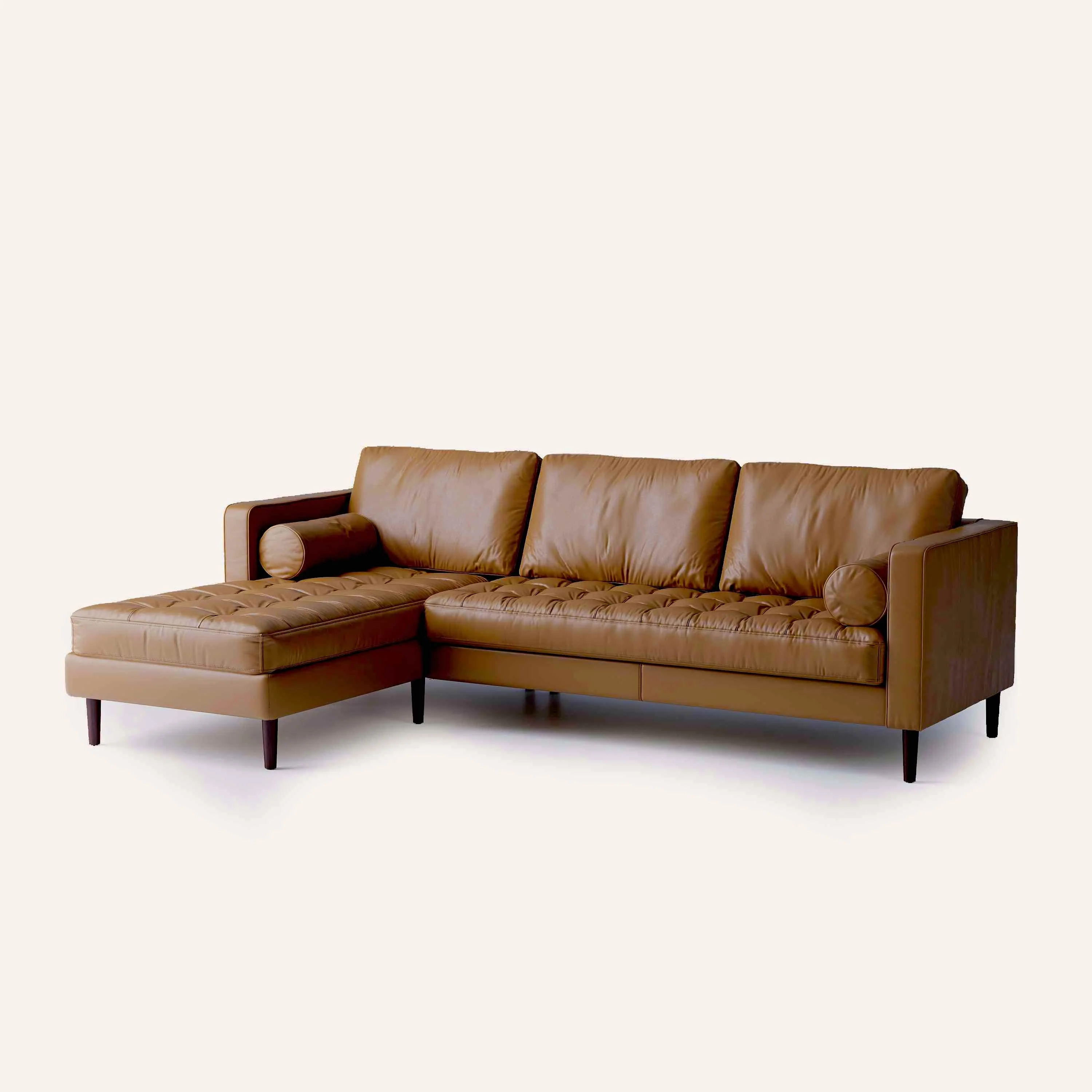 Palo Sofa | L-Shaped Right Sectional with Chaise (8.25 feet) | Italian Leather Sofa - Image 20