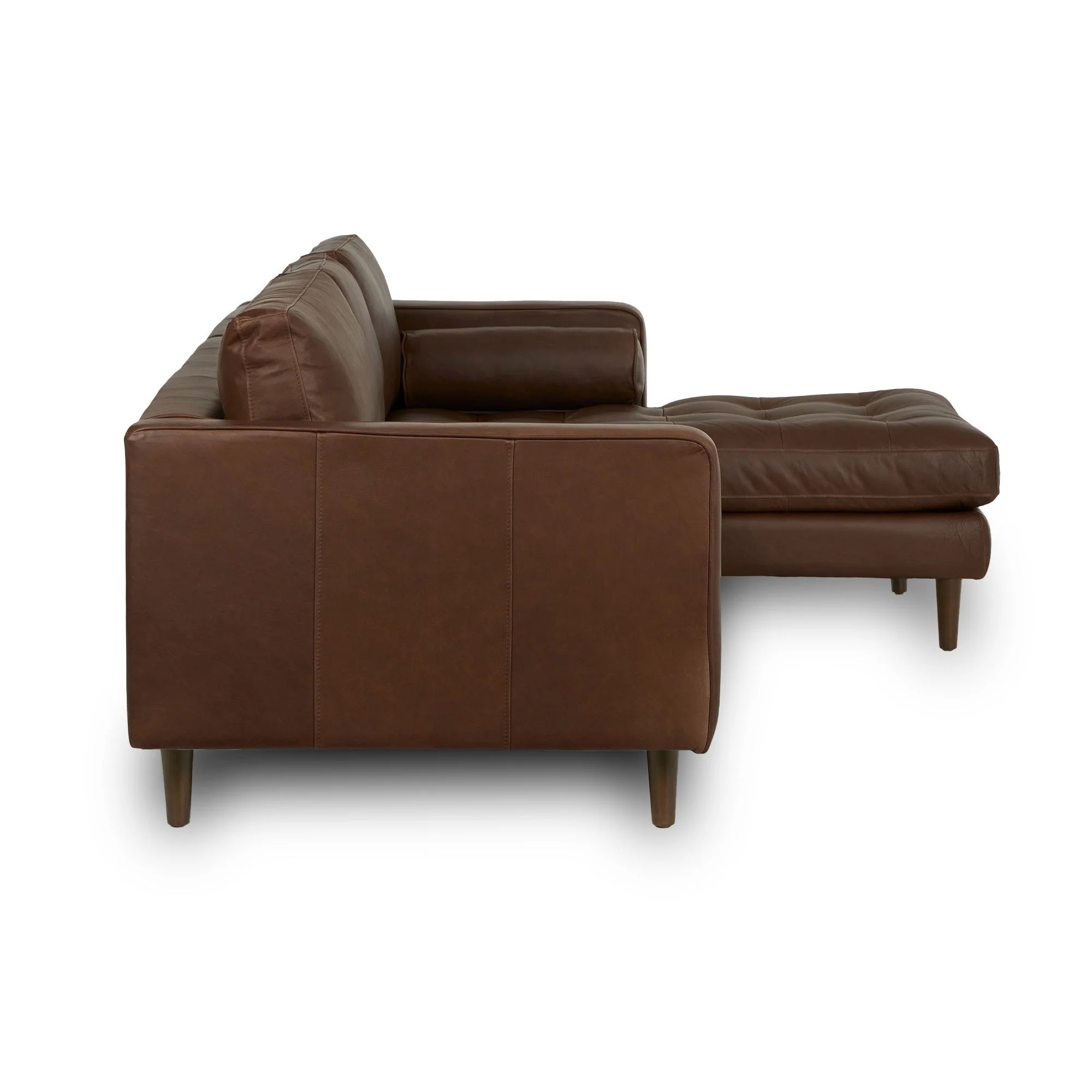 Palo Sofa | L-Shaped Right Sectional with Chaise (8.25 feet) | Italian Leather Sofa - Image 27