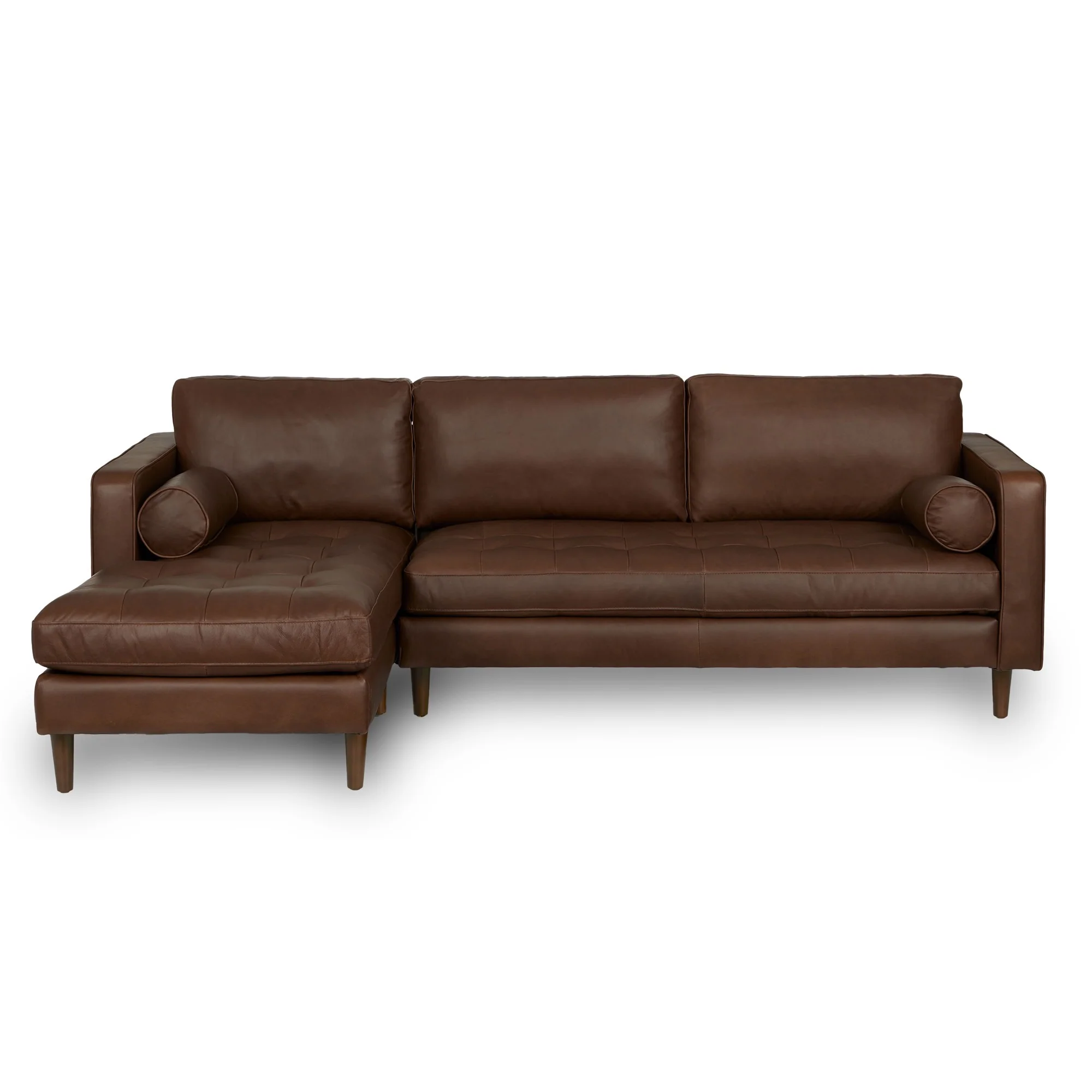 Palo Sofa | L-Shaped Right Sectional with Chaise (8.25 feet) | Italian Leather Sofa - Image 30
