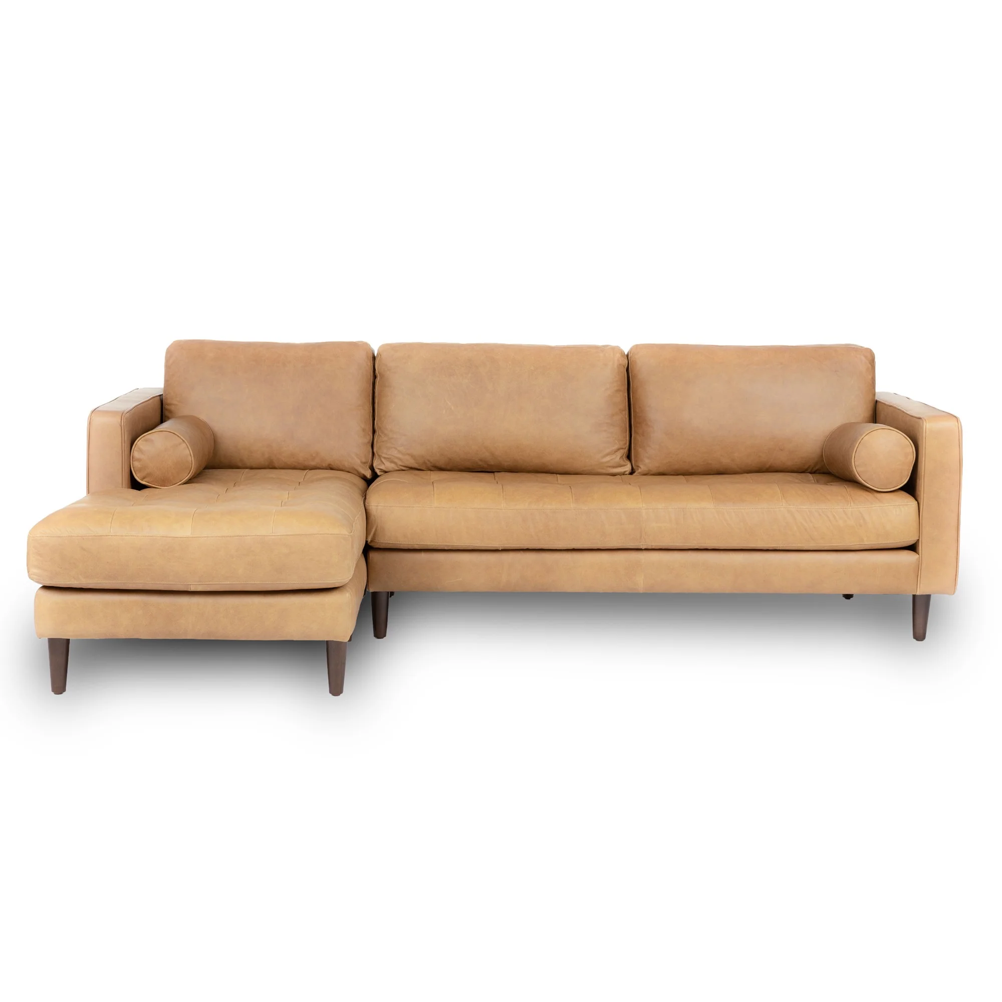 Palo Sofa | L-Shaped Right Sectional with Chaise (8.25 feet) | Italian Leather Sofa - Image 36
