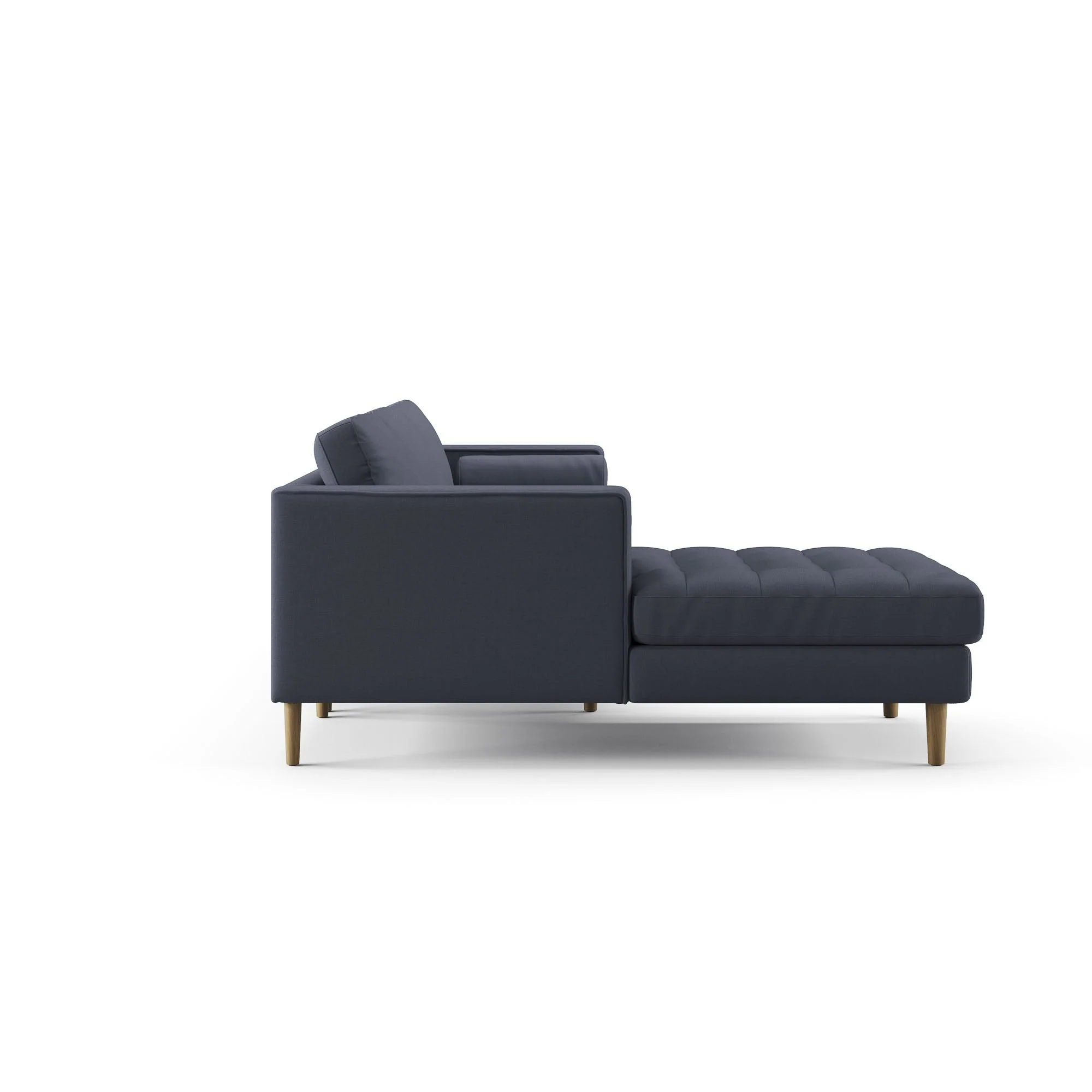 Palo Sofa T | L-Shaped Sectional with Chaise (8.25 feet length) | Tufted - Image 55