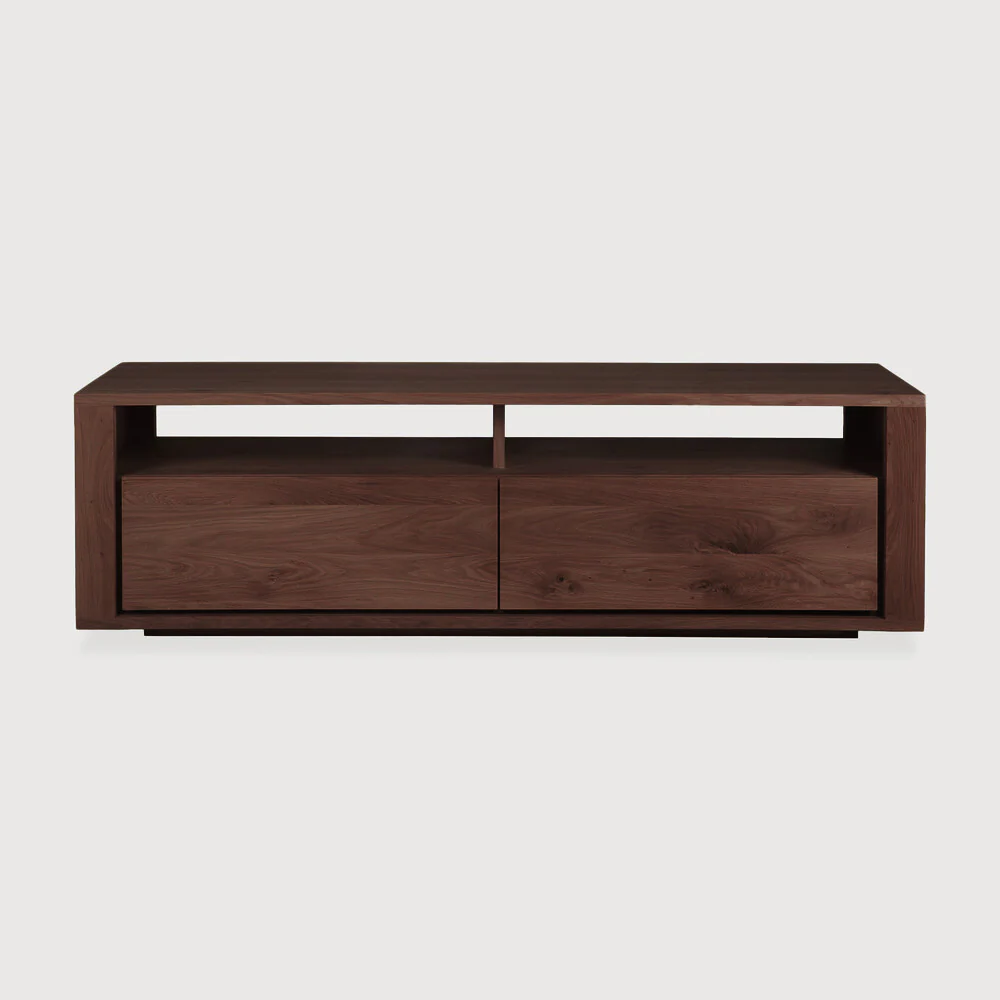 Sael TV Unit/Console - Solid Walnut/Teak/Oak Wood (Small) - Image 8