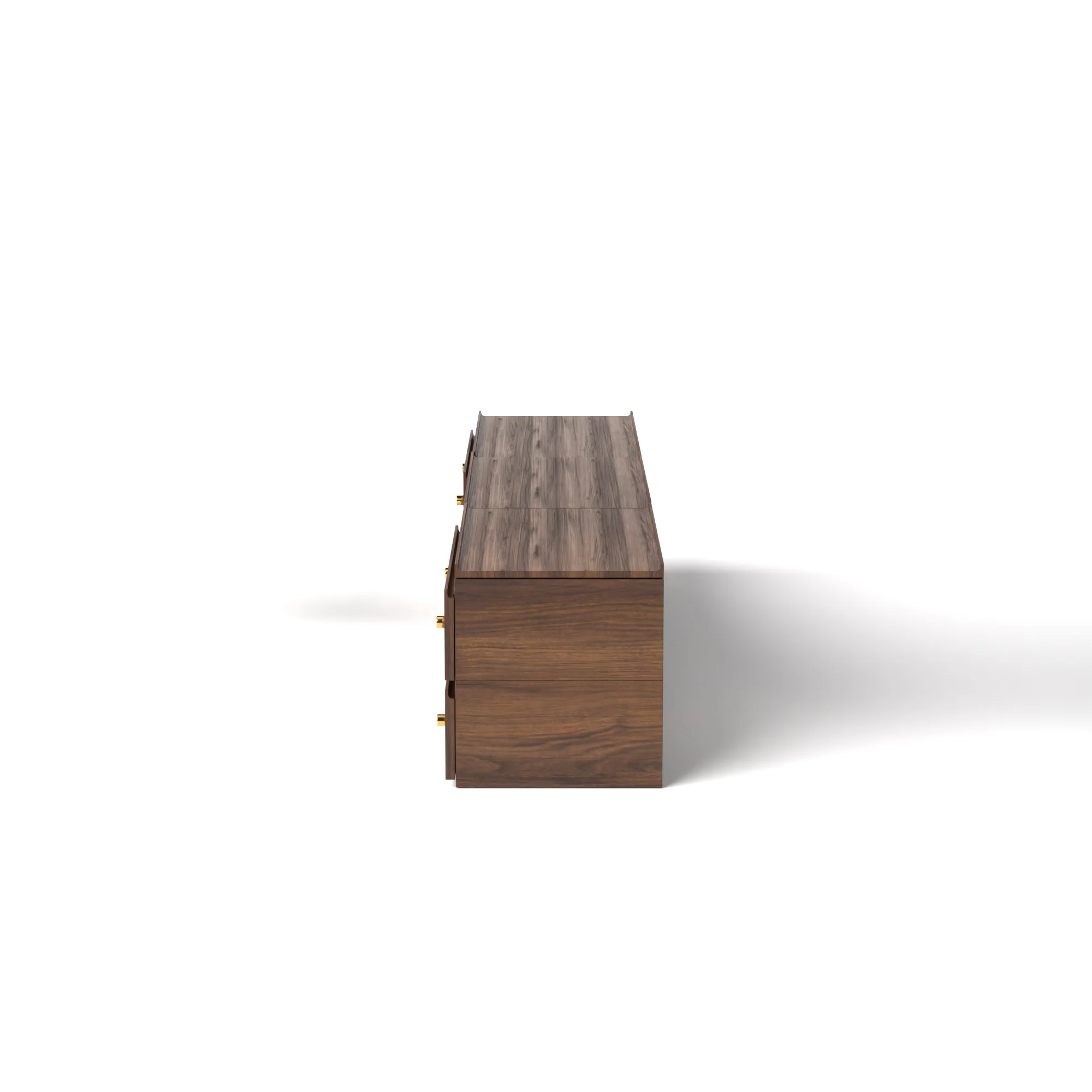 Stava Modular Credenza System | Solid Walnut/Teak/Oak Wood (2x3) | 8 Feet Length - Image 10